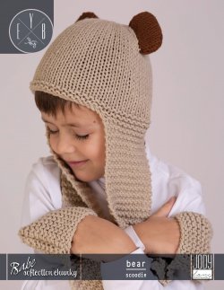 Bear Scoodie from Babe Softcotton Chunky