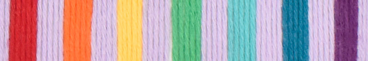 Rainbow Cake Organic Cotton Yarn by Queensland