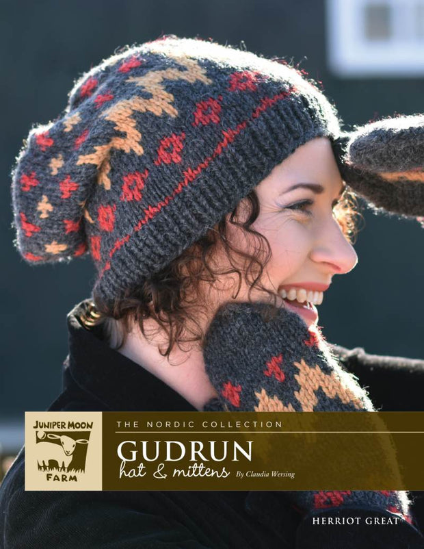 Gudrun Hat & Mittens Pattern by Claudia Wersing