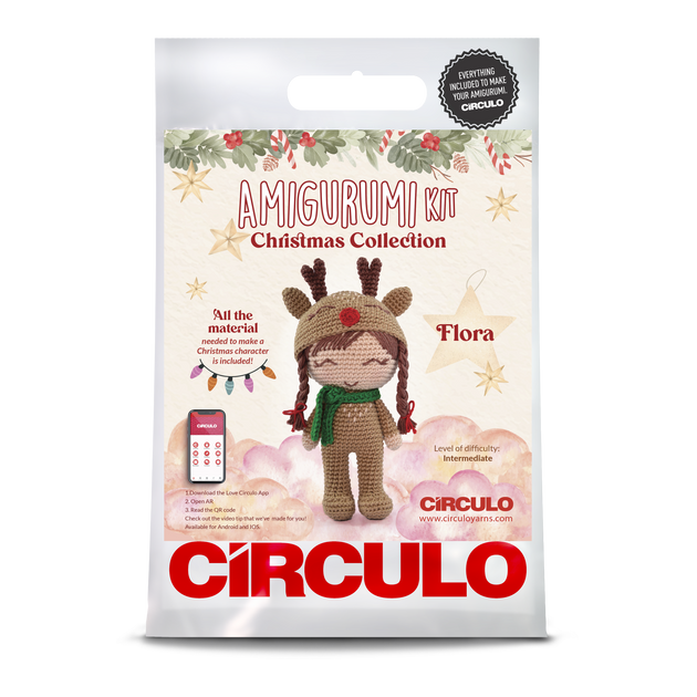 Flora Amigurumi Kit 2023 Christmas Collection by Circulo Icon Fiber Arts