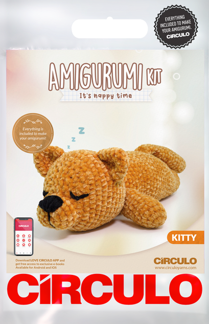 Amigurumi Kit It's Nappy Time Collection - Kitty by Circulo