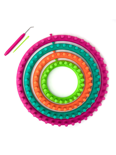 Cousin Easy Knitting Round Loom Kit – Icon Fiber Arts