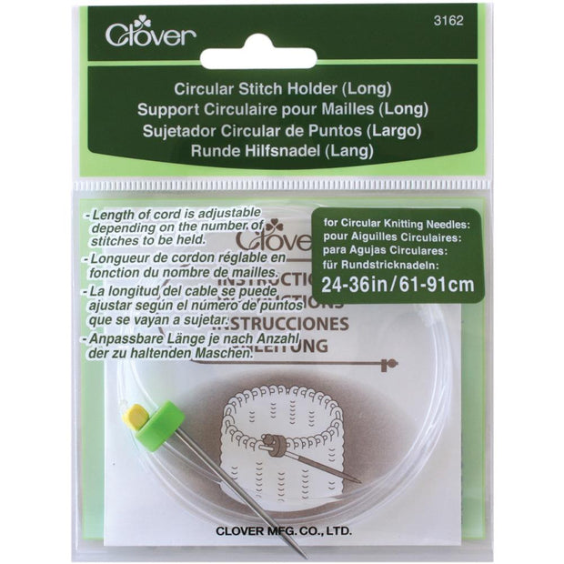 Clover Circular Stitch Holder Long 24"-36"