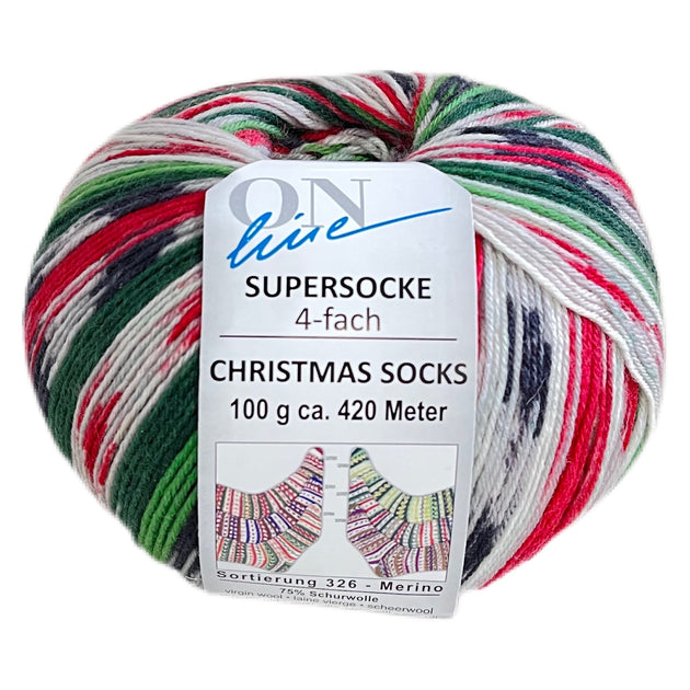Supersocke Christmas Sock Yarn by Online Color 2759