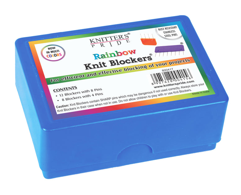 Mindful Knit Blockers Knitter's Pride Blocking Pins Teal Plastic