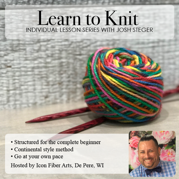 Learn to Knit Continental Style with Josh Steger: Lesson 1, The Knit Stitch