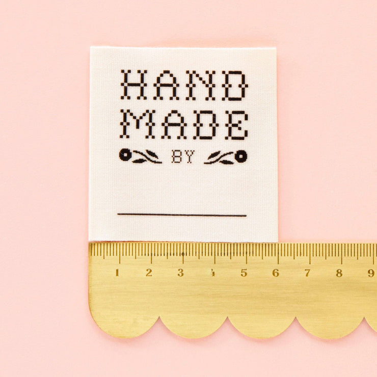 Crafty Handmade By: Organic Cotton Write In Sewing Labels – Icon Fiber Arts
