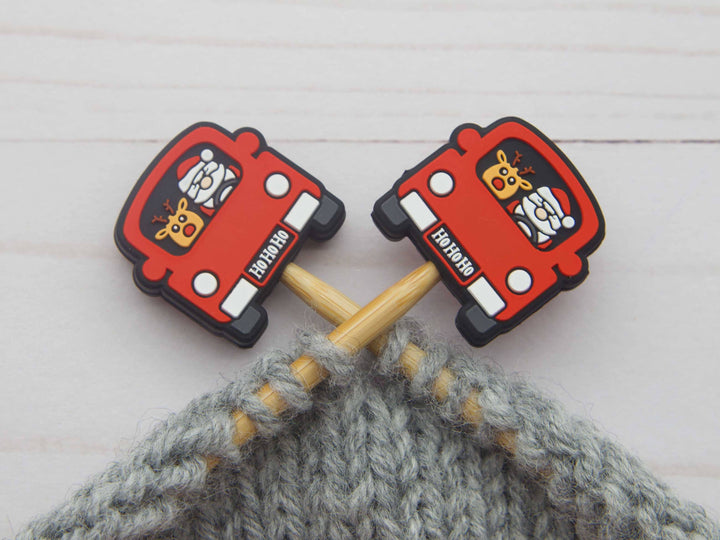 Santa Truck | Stitch Stoppers Knitting Notions