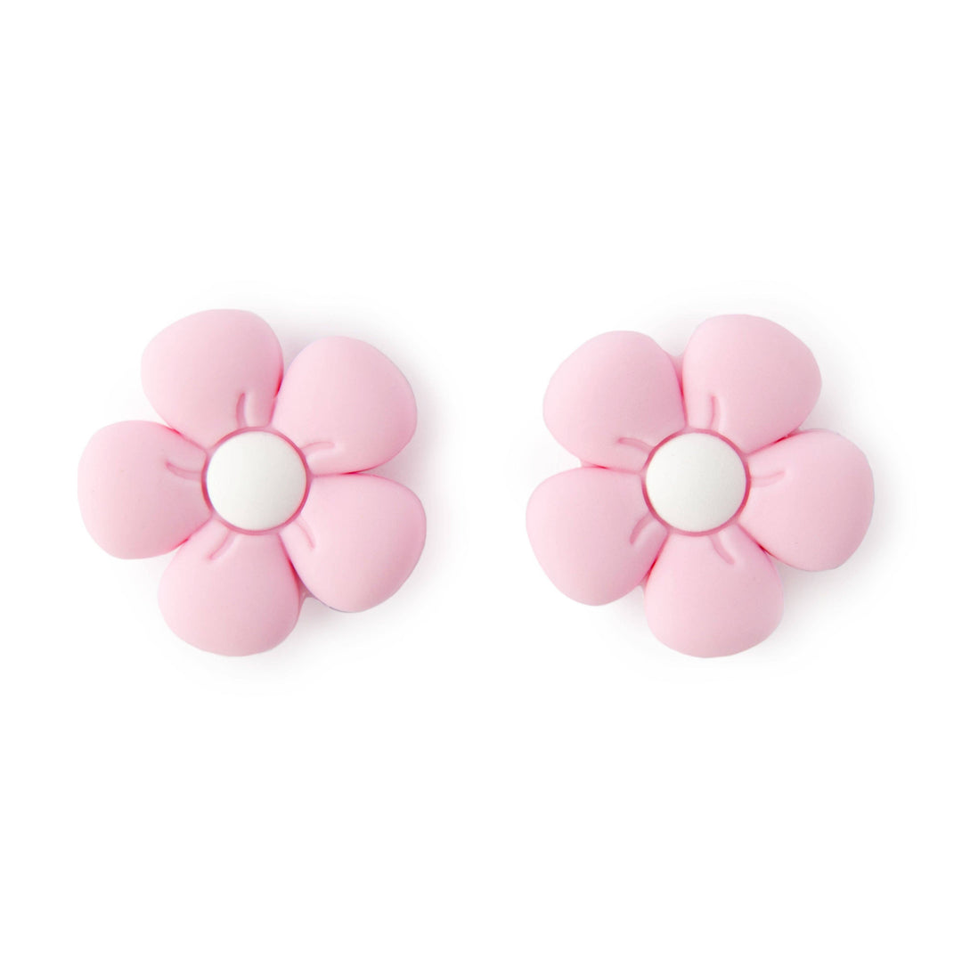Pink Flower Knitting Needle Point Protectors