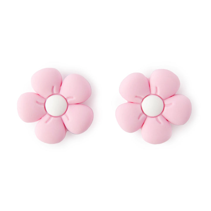 Pink Flower Knitting Needle Point Protectors