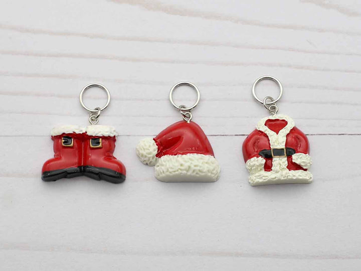 Santa Suit | Stitch Markers