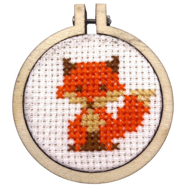 'For Fox Sake!' Mini Matchbox Cross Stitch Kit