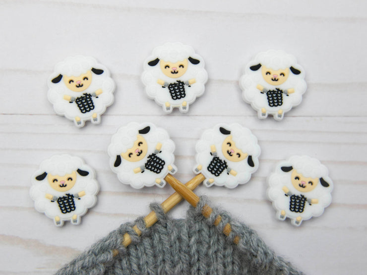*Small Hole* Knitting Sheep | Stitch Stoppers