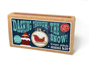 Sleigh Mini Matchbox Christmas Cross Stitch Kit