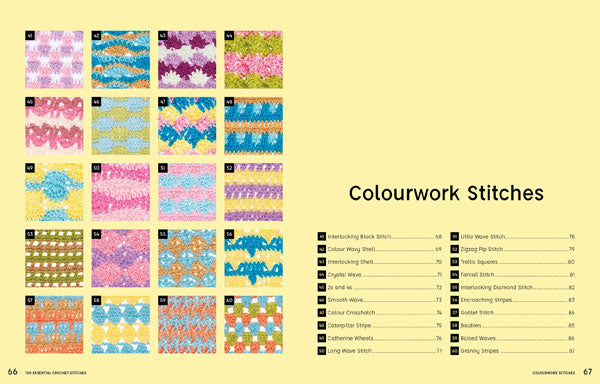 100 Essential Crochet Stitches by Val Pierce