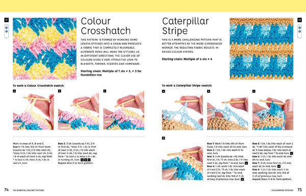 100 Essential Crochet Stitches by Val Pierce