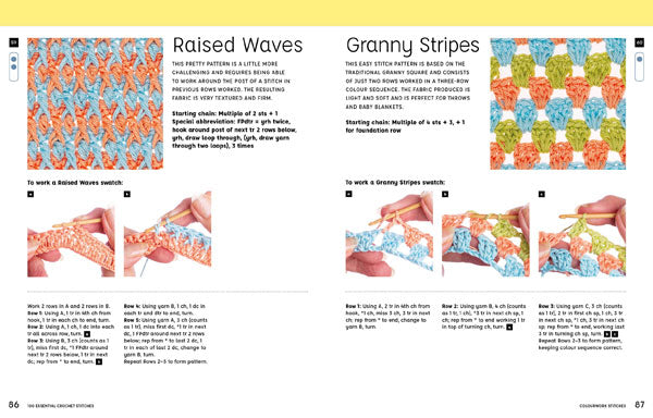 100 Essential Crochet Stitches by Val Pierce
