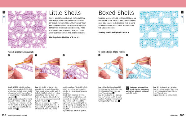 100 Essential Crochet Stitches by Val Pierce