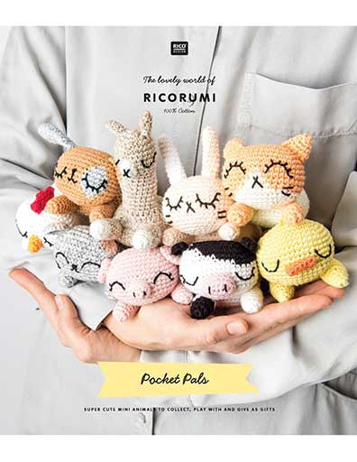 Ricorumi Pocket Pals Crochet Pattern Book by Rico Design