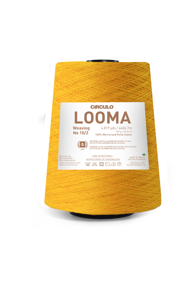 Looma 10/2 Mercerized Perle Cotton Weaving Yarn by Circulo