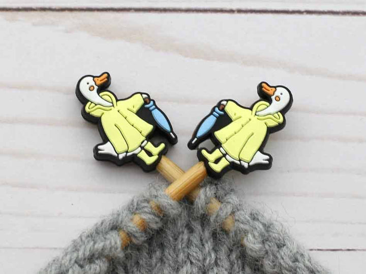 Porch Goose Rainy Day | Stitch Stoppers