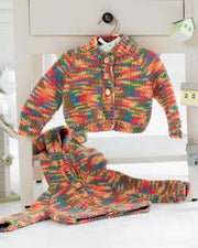 Country Garden Cardigan from Babe Softcotton Chunky