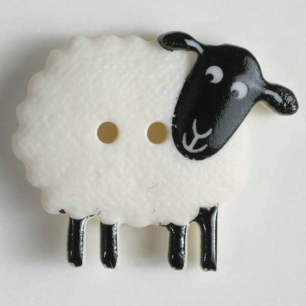 Sheep button - Size: 23mm