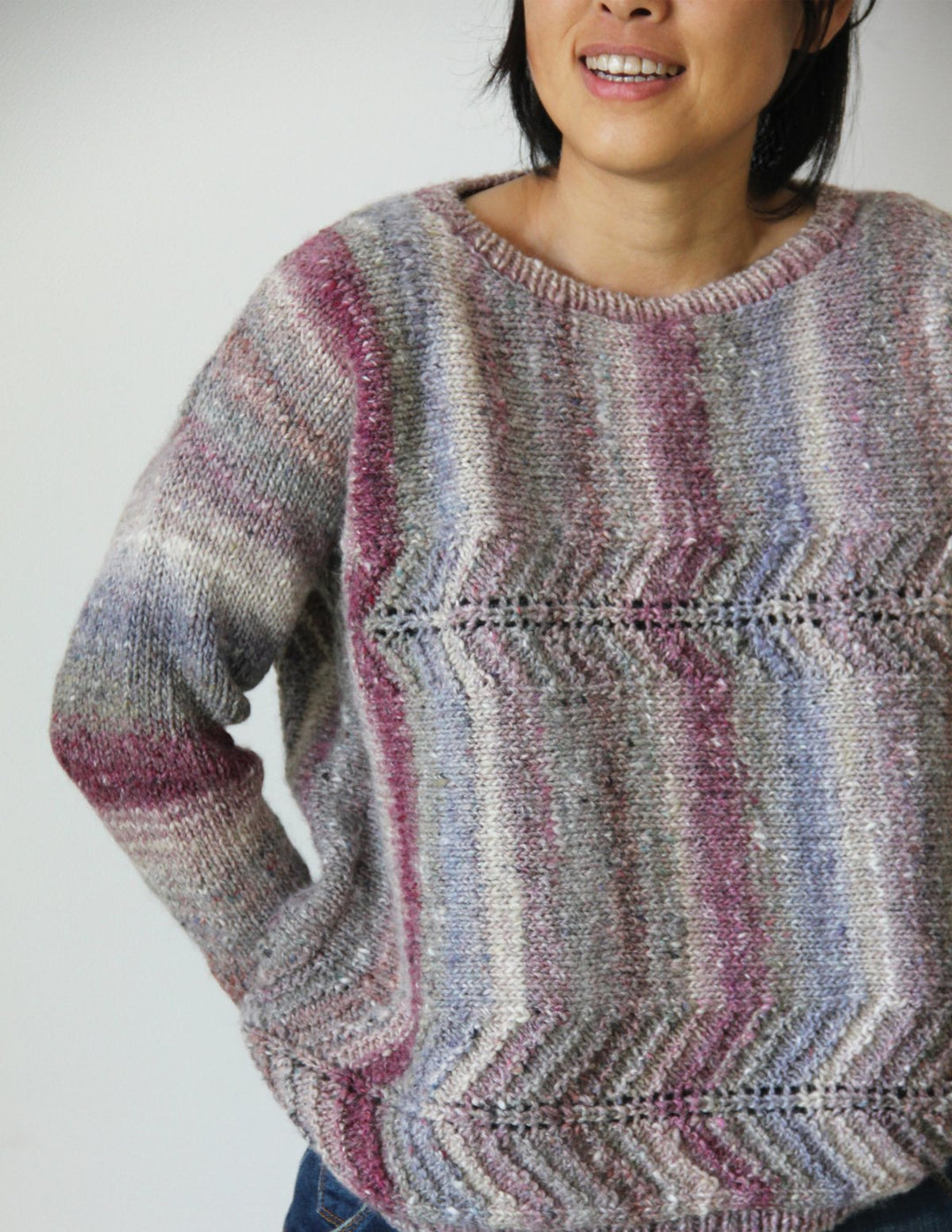 Design 28 - Sideways Knit Pullover