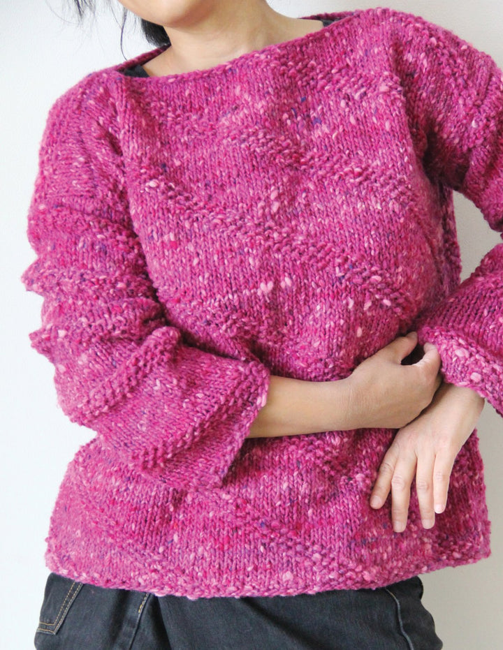 Design 25 - Slant Stitch Pullover