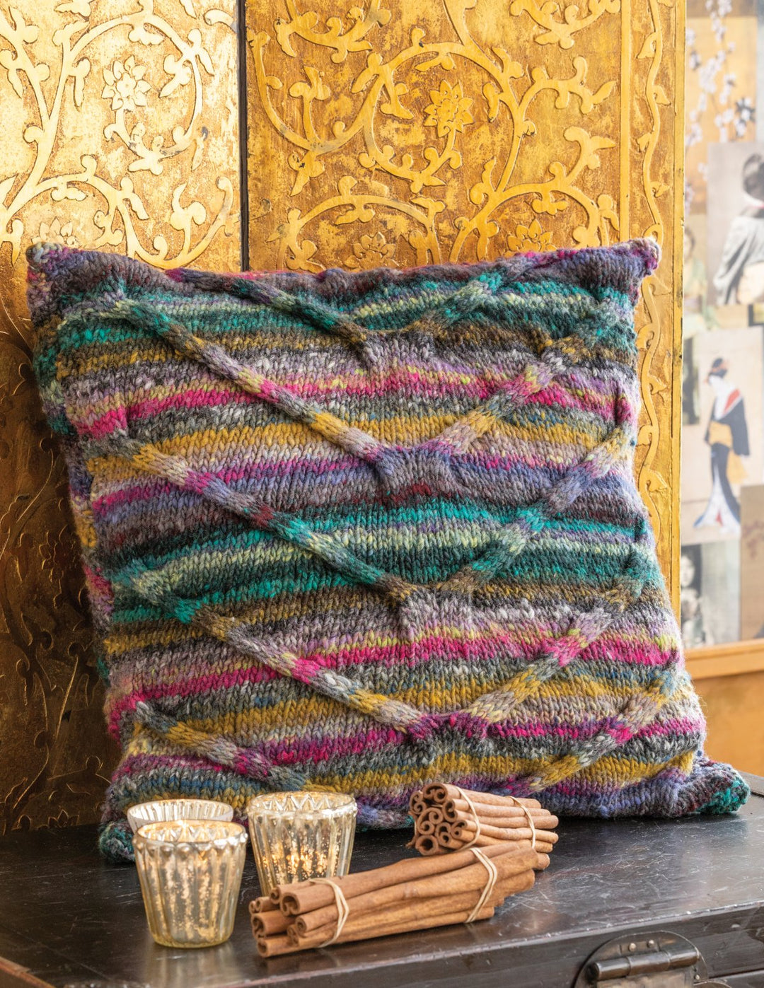 Design 23 - Cabled Pillow