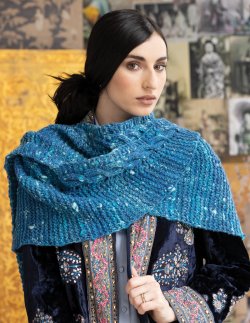 Design 11 - Simple Cabled Shawl
