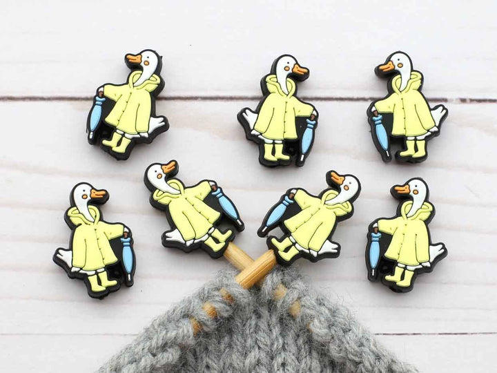 Porch Goose Rainy Day | Stitch Stoppers