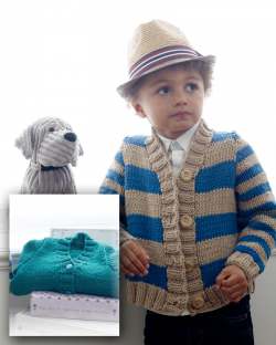 Laugh Cardigans from Babe Softcotton Chunky