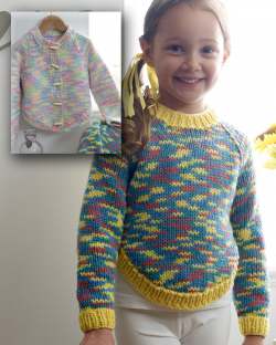 Wishes Cardigan and Pullover from Babe Softcotton Chunky
