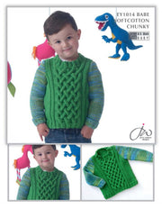 Cable Sweater from Babe Softcotton Chunky