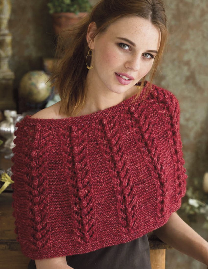 Design 19 - Bobble Columns Capelet