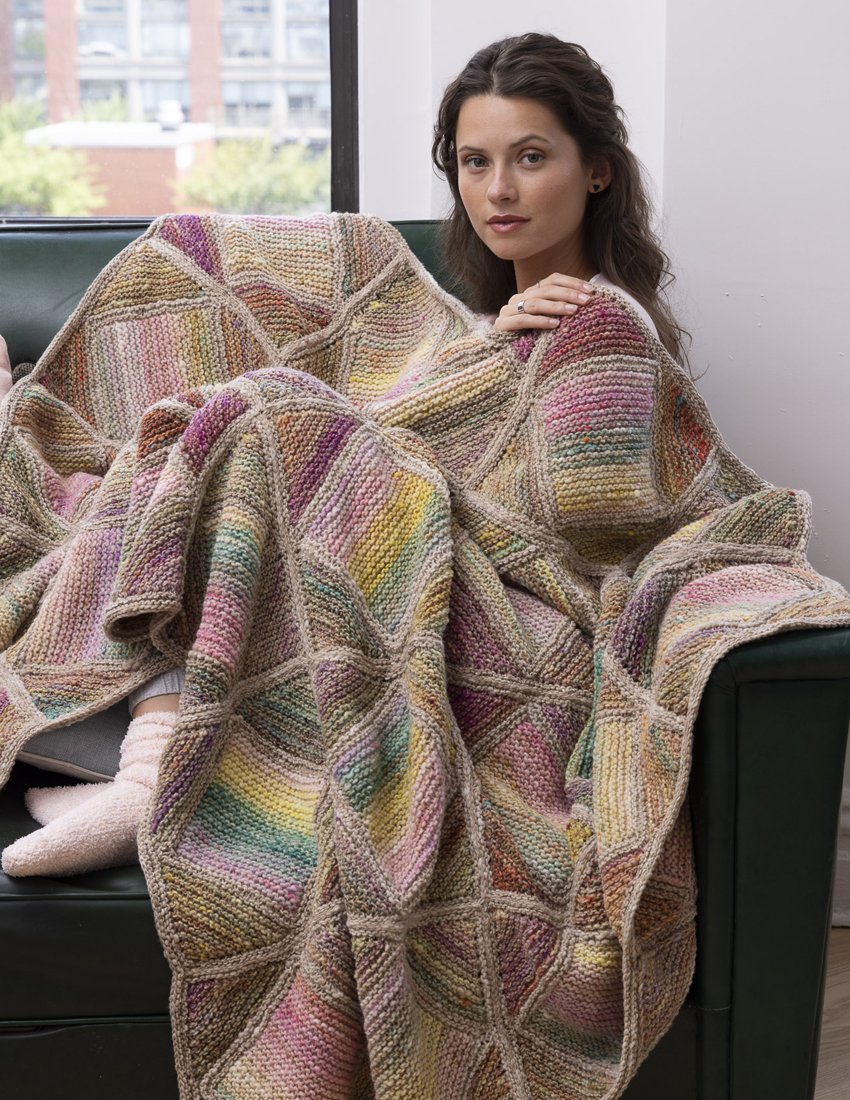 Design 10 - Pastel Tiles Blanket