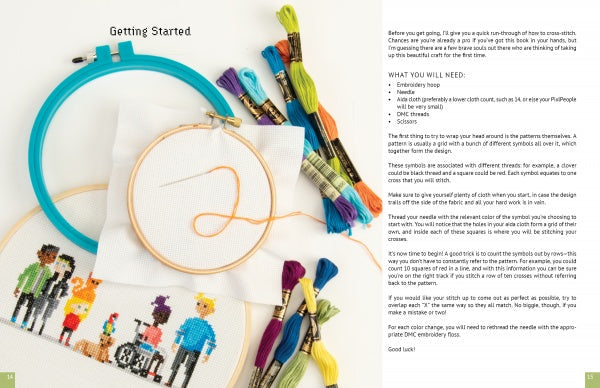 Pixl People: Cross-Stitch Your Favorite People by John-Michael Stoof