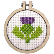 'Thistle Make You Smile' Mini Matchbox Cross Stitch Kit