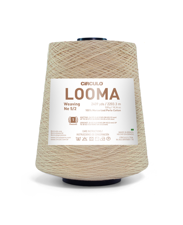 Looma 5/2 Mercerized Perle Cotton Weaving Yarn by Circulo
