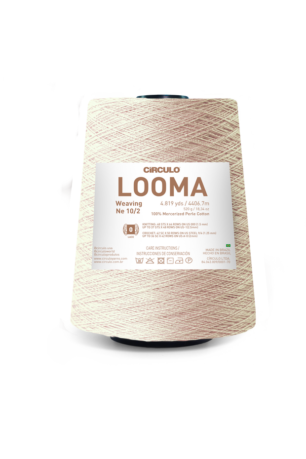Looma 10/2 Mercerized Perle Cotton Weaving Yarn by Circulo