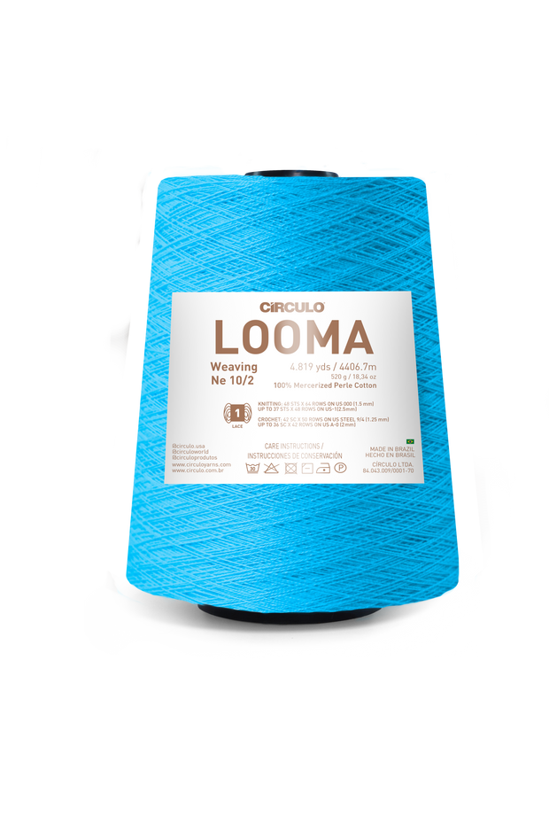 Looma 10/2 Mercerized Perle Cotton Weaving Yarn by Circulo
