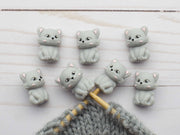 Grey Cat | Stitch Stoppers Knitting Notions
