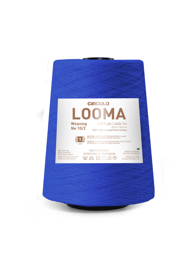 Looma 10/2 Mercerized Perle Cotton Weaving Yarn by Circulo