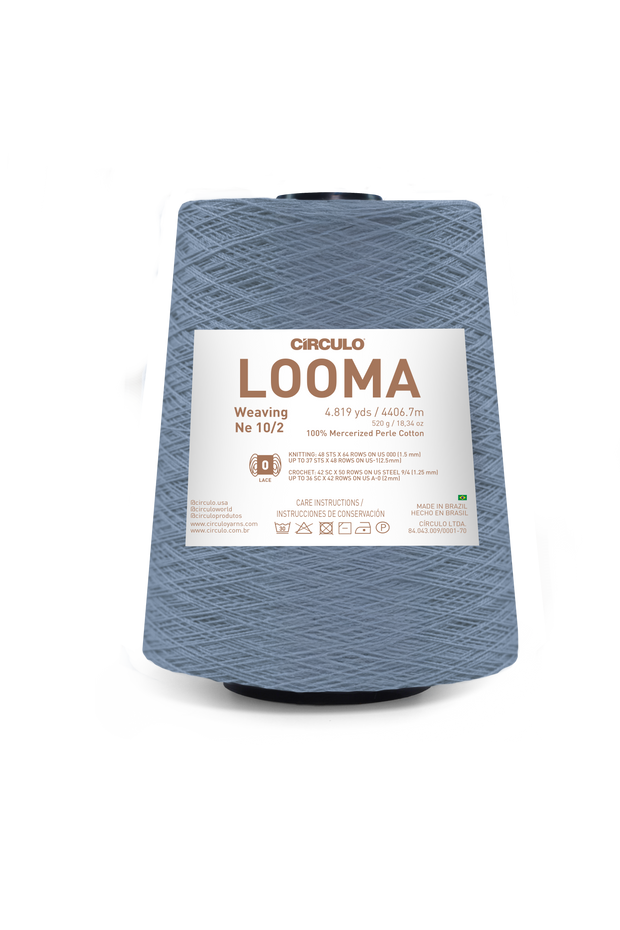 Looma 10/2 Mercerized Perle Cotton Weaving Yarn by Circulo