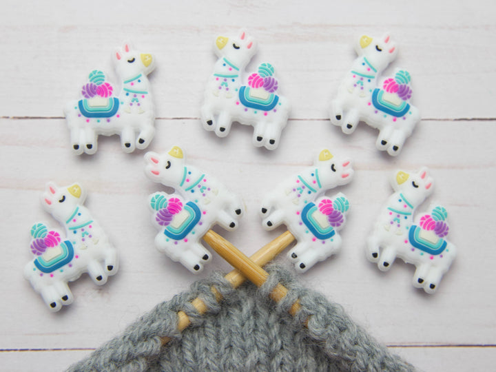 *Small Hole* Yarn Loving Llama | Stitch Stoppers