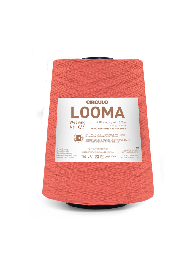Looma 10/2 Mercerized Perle Cotton Weaving Yarn by Circulo