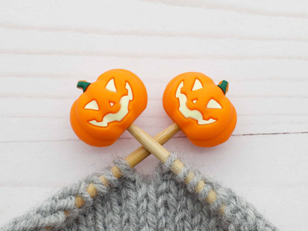 Festive Pumpkin | Stitch Stoppers Knitting Notions