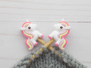Pink Unicorn | Stitch Stoppers Knitting Notions