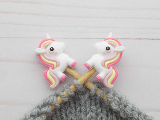 Pink Unicorn | Stitch Stoppers Knitting Notions